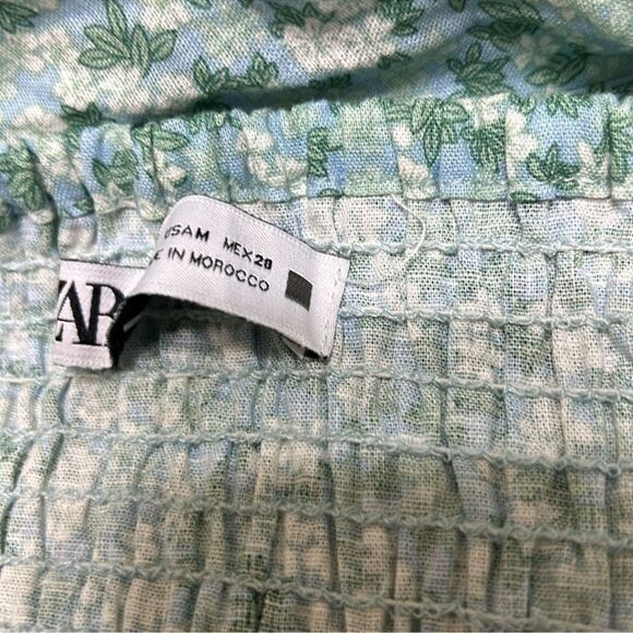 Zara Floral Print Linen Blend Jumpsuit(Size Medium) - Picture 10 of 11